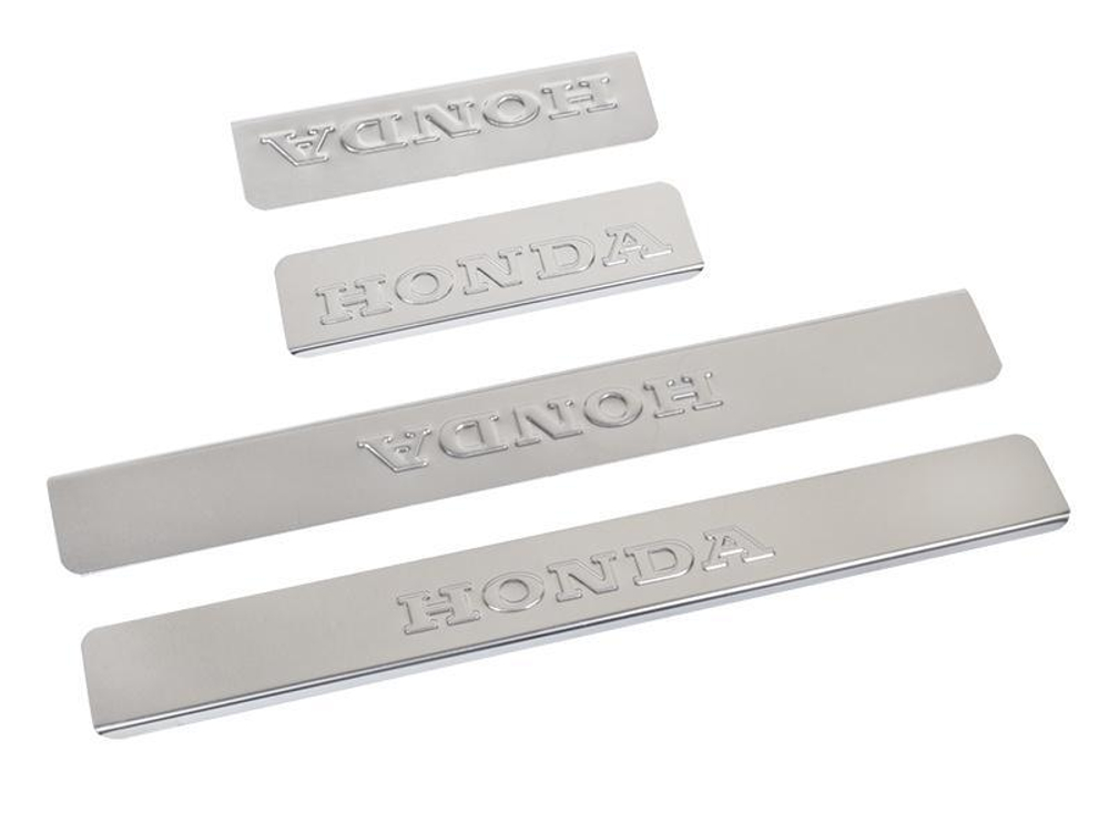 *Накладки порога декоративные Honda Civic (к-т 4шт) Dollex