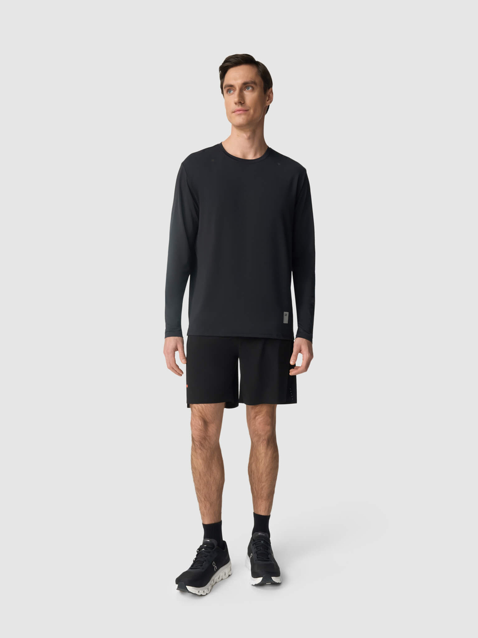 Лонгслив мужской Лето чёрный