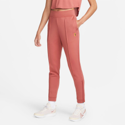 Женские теннисные брюки Nike Court Dri-Fit Heritage Knit Training Pants Women - Coral