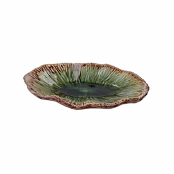 Тарелка для закусок 28х19см Roomers Tableware Dark green 284005-1