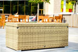 Порту, сундук водонепроницаемый из искусственного ротанга, цвет соломенный