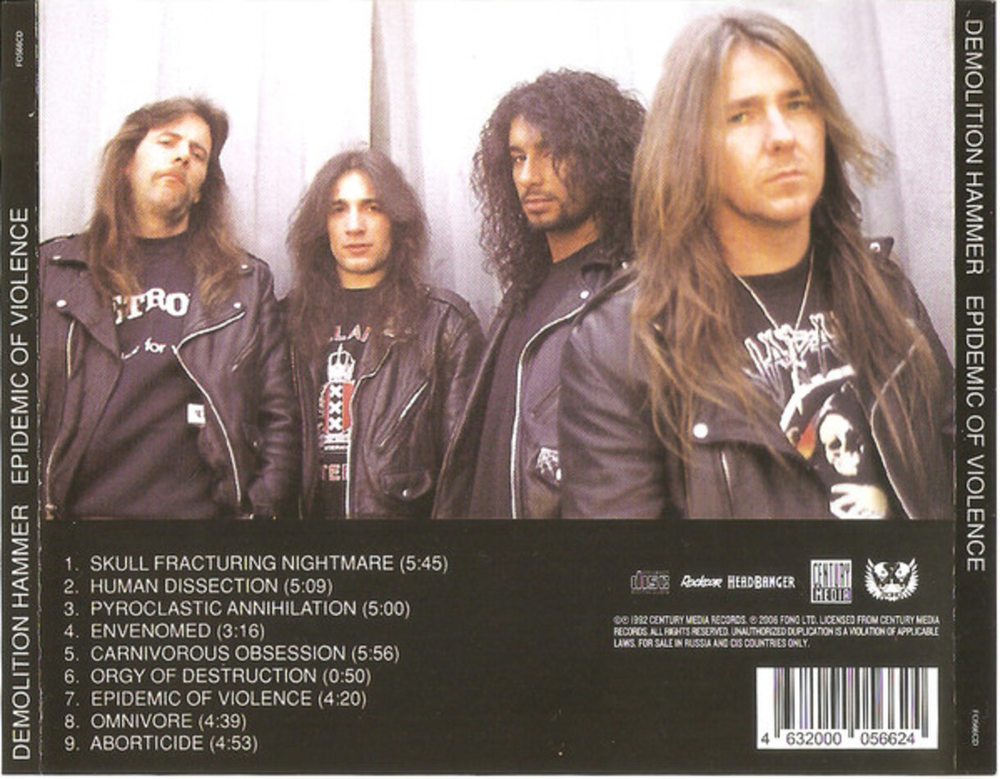 Demolition Hammer / Epidemic Of Violence (RU)(CD)