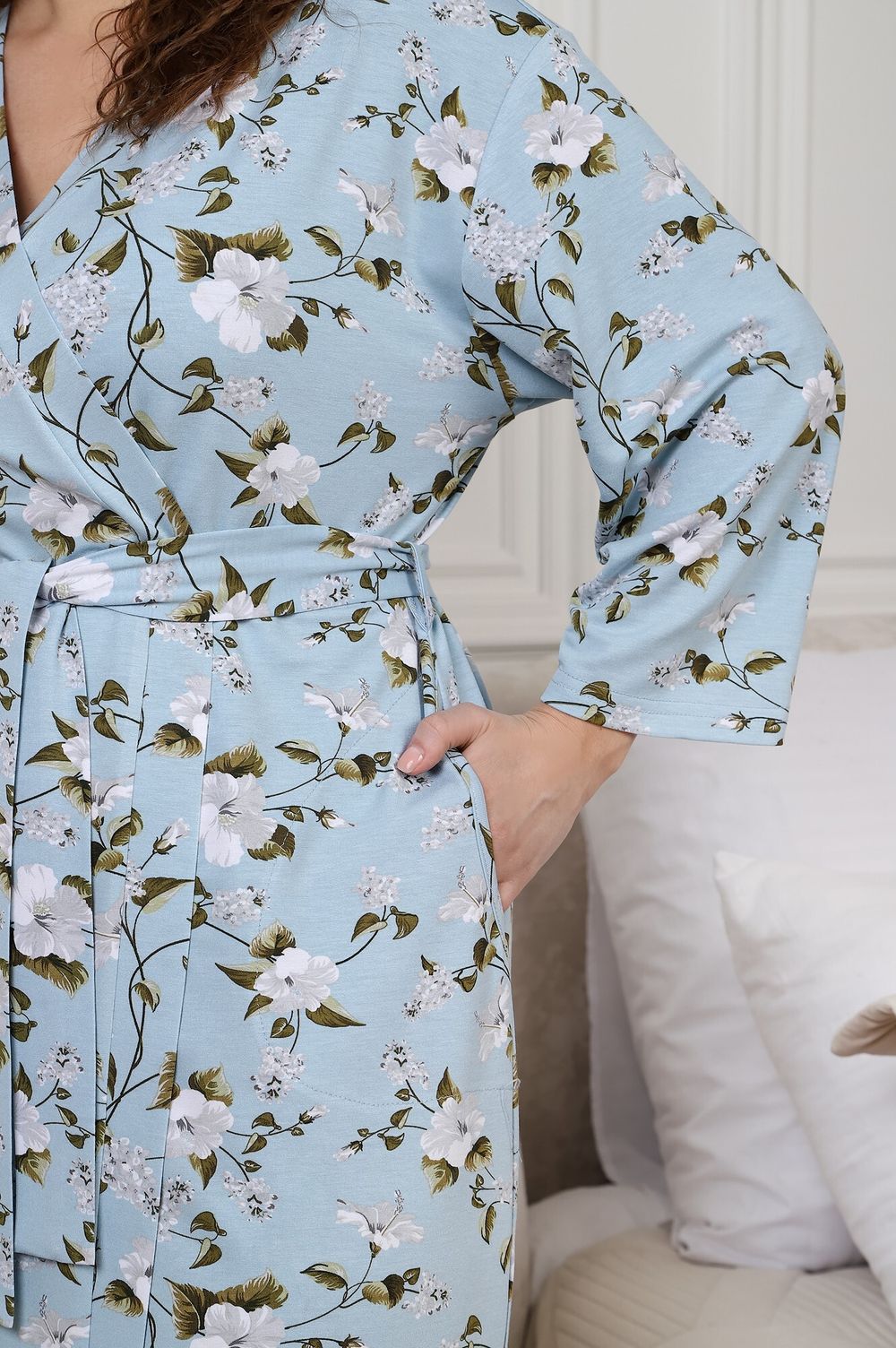 Халат Модест-3 Виотекс ГОЛУБОЙ