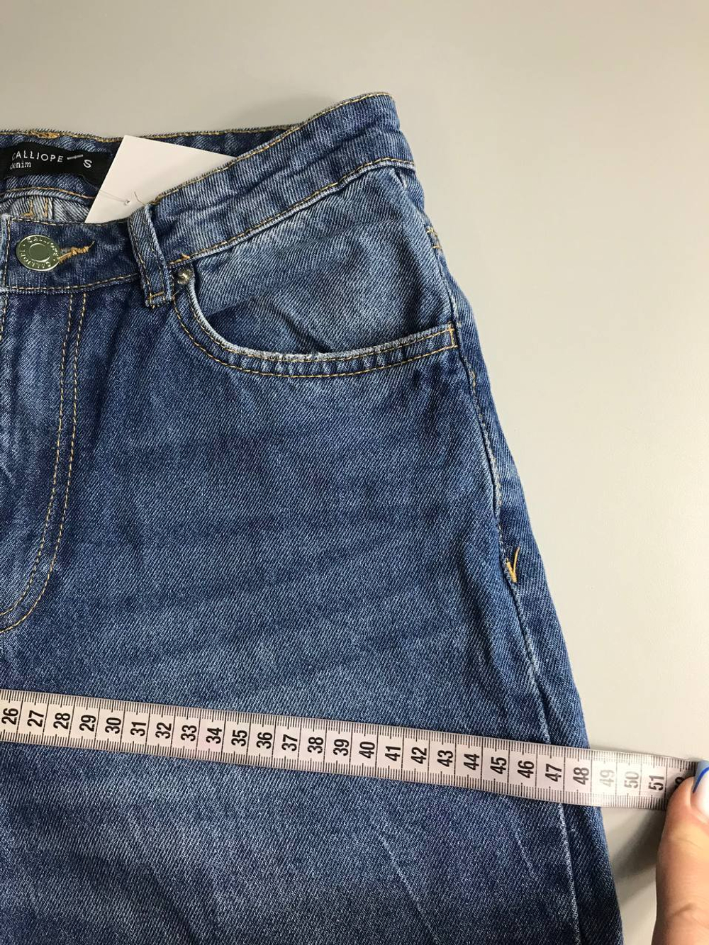 Джинсы Caliope широкого кроя, маркировка S, визуально на 44 размер