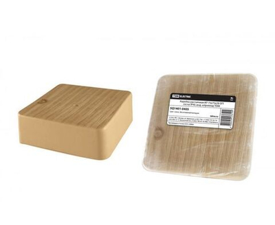 Коробка распаячная КР 75х75х28 ОП сосна IP40, инд. штрихкод TDM SQ1401-0405 (упаковка 5 шт)