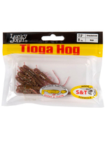 Виброхвосты съедобные искусственные LJ Pro Series TIOGA HOG 2.5in (06.35)/S13 9 шт. в упак.