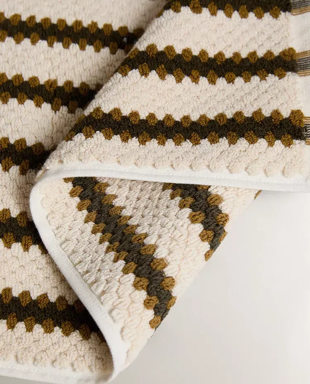 ZARA HOME ЖАККАРДОВЫЙ КОВРИК ДЛЯ ВАННОЙ, ЗЕЛЕНЫЙ