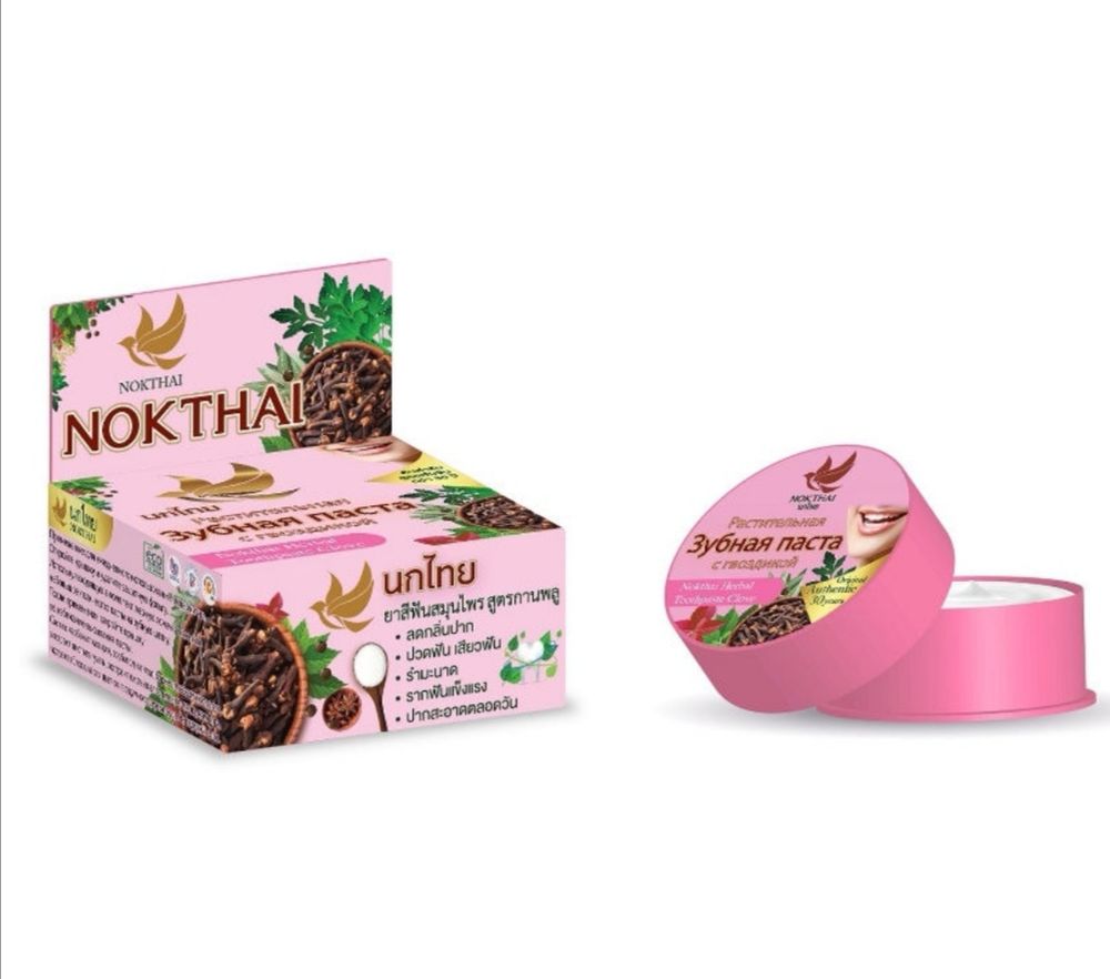 NOKTHAI Растительная зубная паста с гвоздикой 25 г