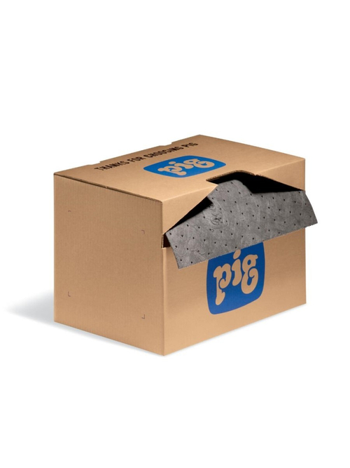 Впитывающий мат 38,1 см х 22,9 м (секции 25,4 см х 38, сильные нагрузки, серого цвета, 1 рул./кор.