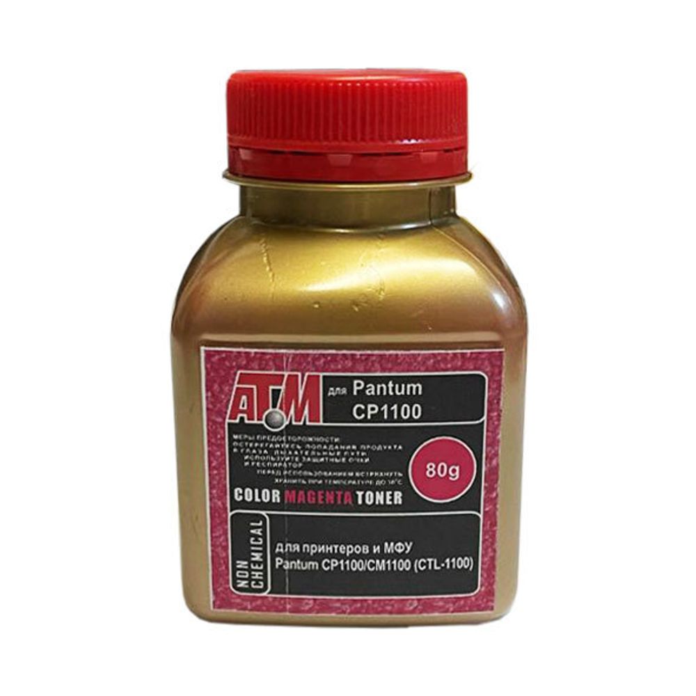 Тонер для Pantum CP1100/CM1100 (CTL-1100) (80гр, пурпурный, NonChem) Gold ATM