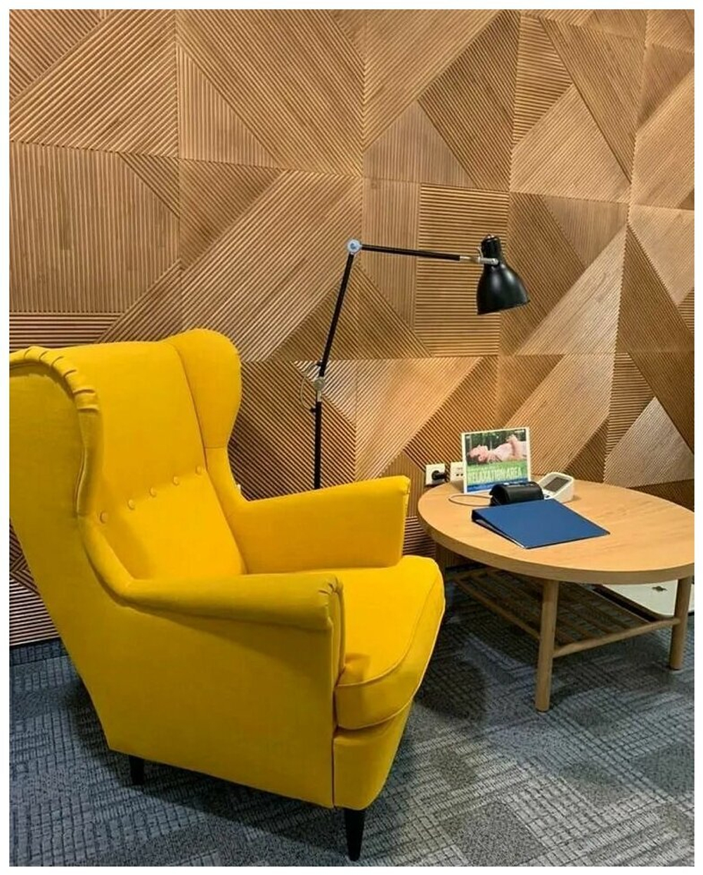 Рифленые стеновые панели из Сосны