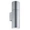 Уличный настенный светильник Ideal Lux Gun AP2 Small Alluminio 033013