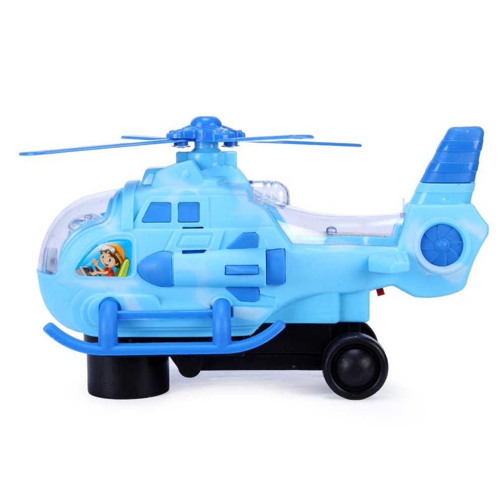 Вертолет на бат. 26см, коробка 6312