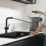 Смеситель для кухни Hansgrohe Talis M54 72808670 черный матовый