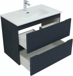 Тумба с раковиной Aquanet Джейн (Flat) 335429/254364 80 маренго
