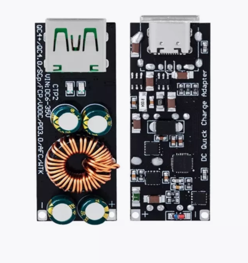 Модуль быстрой зарядки SW3518 Type-C QC3.0-4.0 6-35В