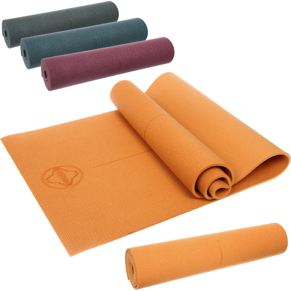 Коврик для йоги 8 мм 173х61 см «Ритм» ПВХ, в ассортименте