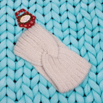 Повязка на голову теплая «Winter style», микс 6 цветов, 10*20см (Подвес Кокетка - Зима)