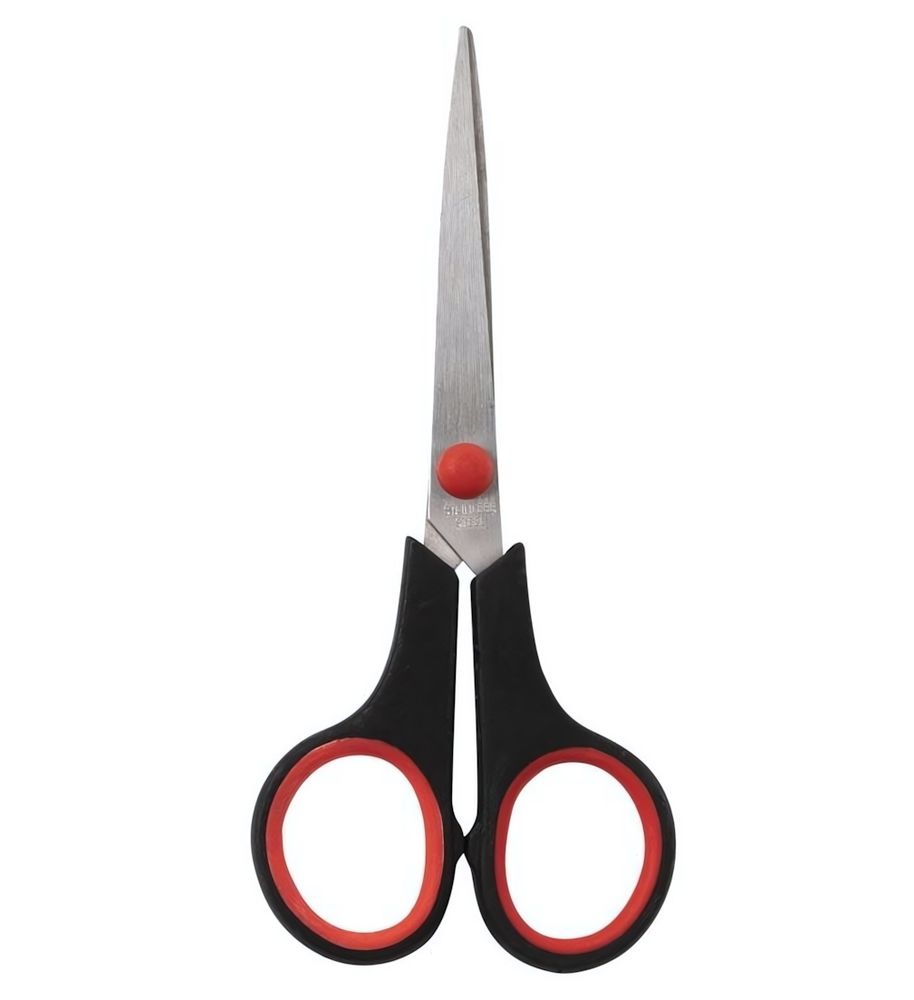 Ножницы 150мм, резиновые вставки, черно-красные "EVERYDAY " (STAFF) Ножницы 150мм, резиновые вставки, черно-красные "EVERYDAY " (STAFF)