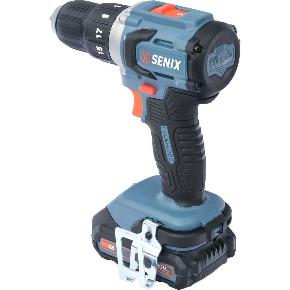 Дрель аккумуляторная SENIX PDDX2-M2-EU KIT,  2акб, зу, кейс
