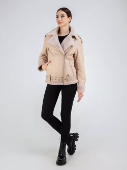 Дубленка авиатор натуральная зимняя