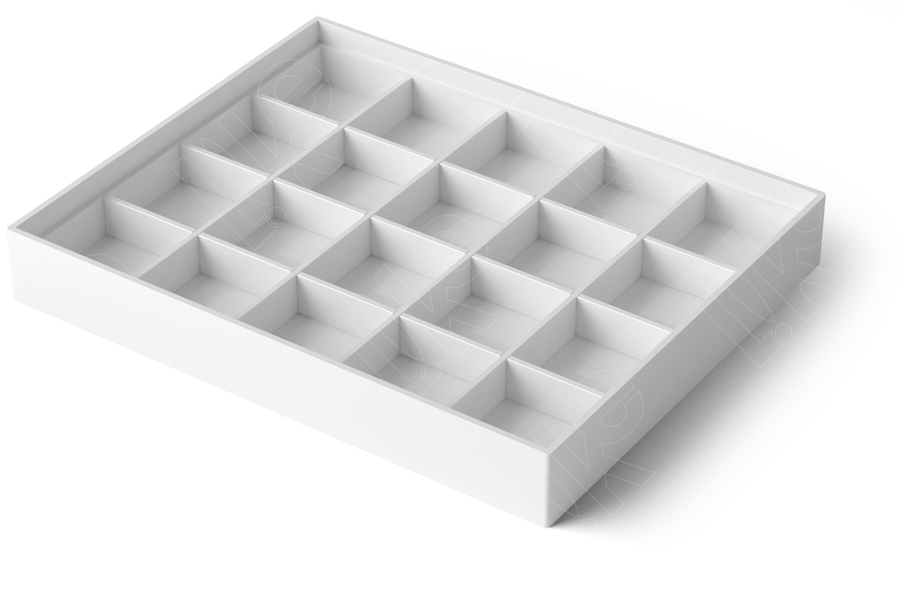 Планшет акриловый/20 ячеек 03 (48х48 мм.)/264*213*35 мм.