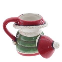 GAEM Кружка с крышкой "Снеговик", 500 мл, L14 W10 H17 см, 2в.