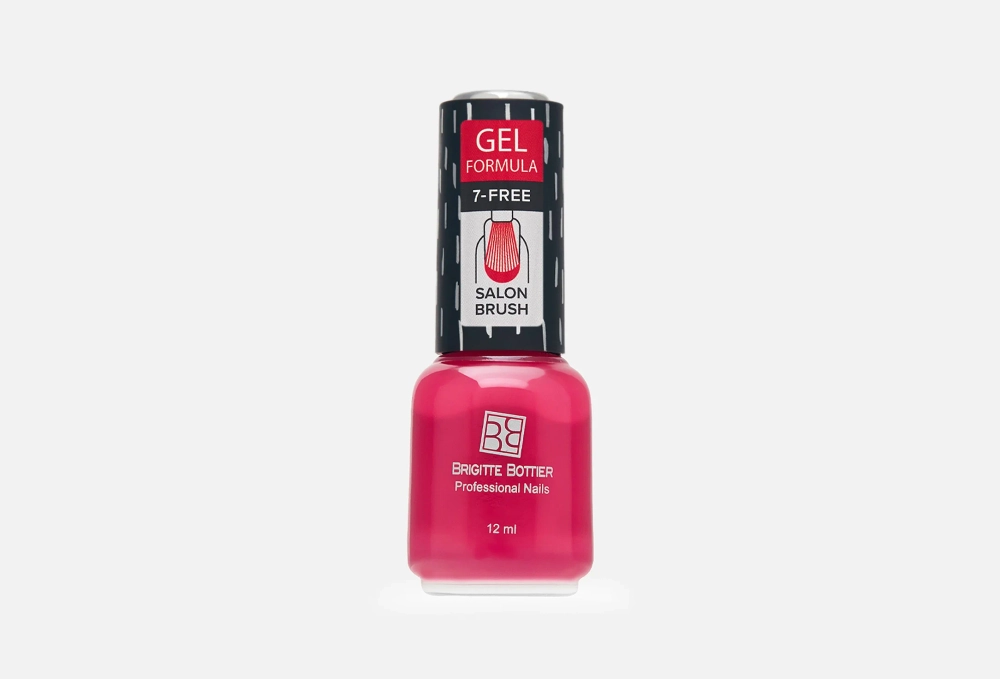 BRIGITTE BOTTIER Лак для ногтей GEL FORMULA тон 01 прозрачный, 004