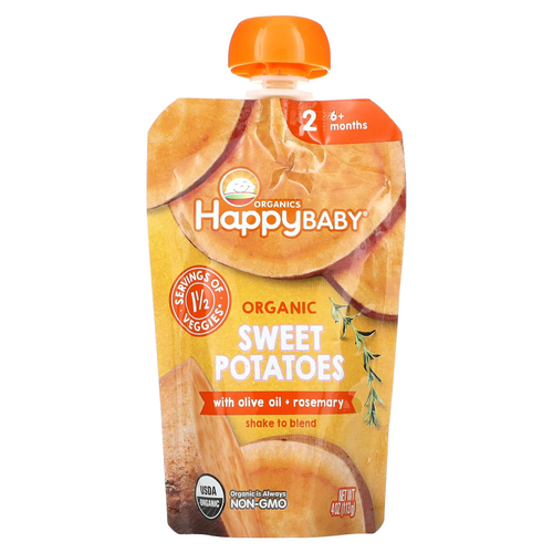 Happy Family Organics, Happy Baby®, органический батат, для детей от 6 месяцев, 113 г (4 унции)