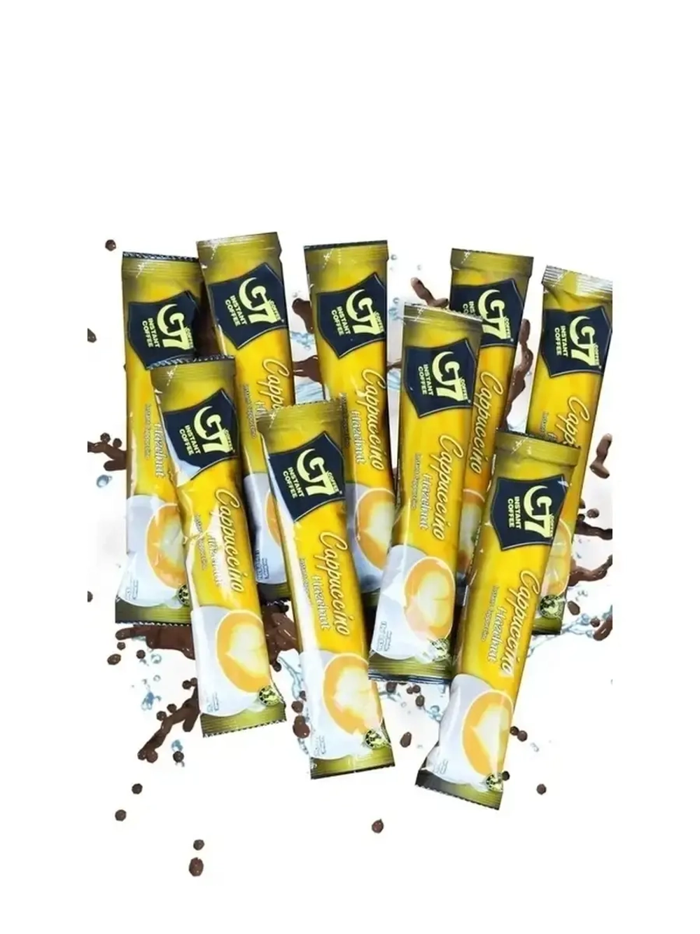 Растворимый кофе 3в1 G7 Капучино Лесной орех, Hazelnut