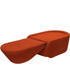 Раскладное лаунж-кресло Foldix терракотовое