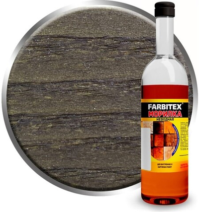 Морилка неводная  0,5л. (0,42 кг), стекло, мокко FARBITEX