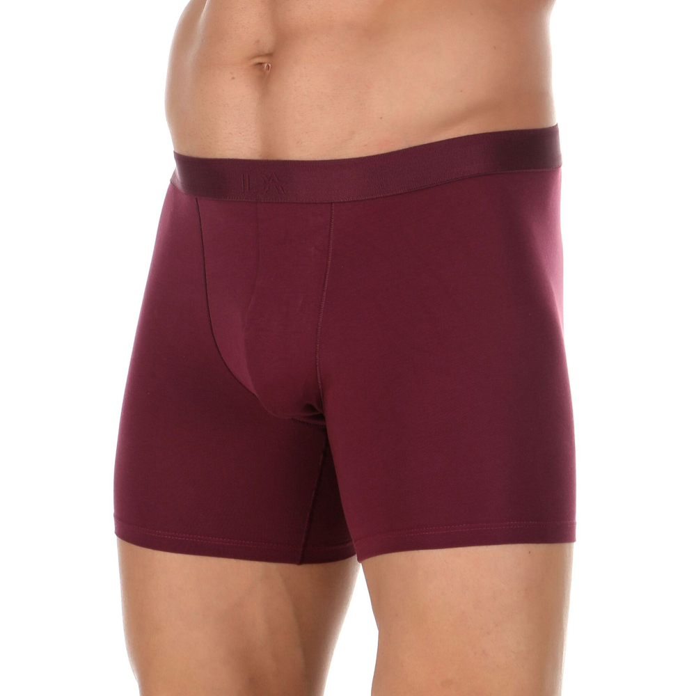 Набор из 3 мужских трусов-боксеров: зелёных, синих и бордовых (Размер: XXL) (Цвет: разноцветный)