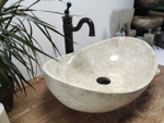Раковина из мрамора Oval Cream OM-70953 55*38*19 00999