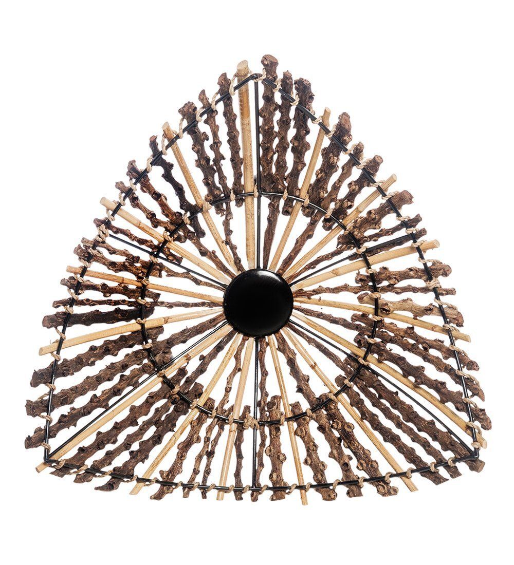 63-012-02 Декоративная корзинка средняя (о.Бали)