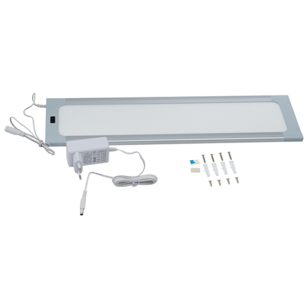 ULI-F42-7.5W4200K-DIM SENSOR IP20 SILVER Панель линейная светодиодная ультратонкая. с бесконтактным выключателем. диммер.460х120х11мм. 260Lm. Серебристый. ТМ Uniel