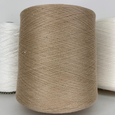 TRANSFORMARE ; 50% кашемир, 50% PVA, ; 2500м /100гр; цвет: песочный, пайетки серебряные.