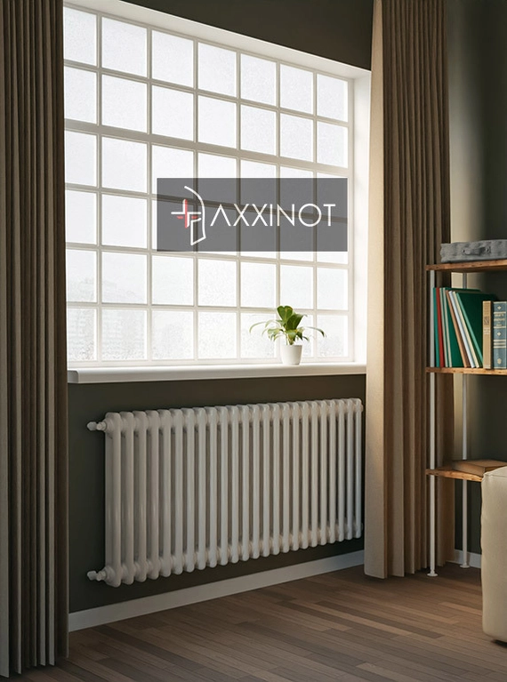 Axxinot Sentir 2057 - двухтрубный трубчатый радиатор высотой 570 мм, боковое подключение