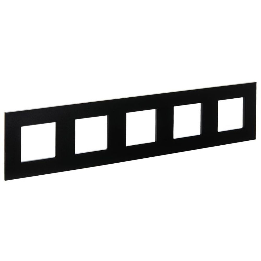 Рамка 5-м SKANDY SK-F35Bl металл черн. IEK SK-M52-M-K02