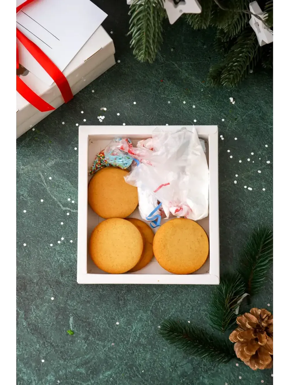 Набор имбирных пряников для росписи, 9 шт.