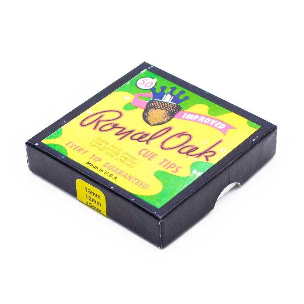 Коробка наклеек для кия "Royal Oak"13 мм (50 шт)