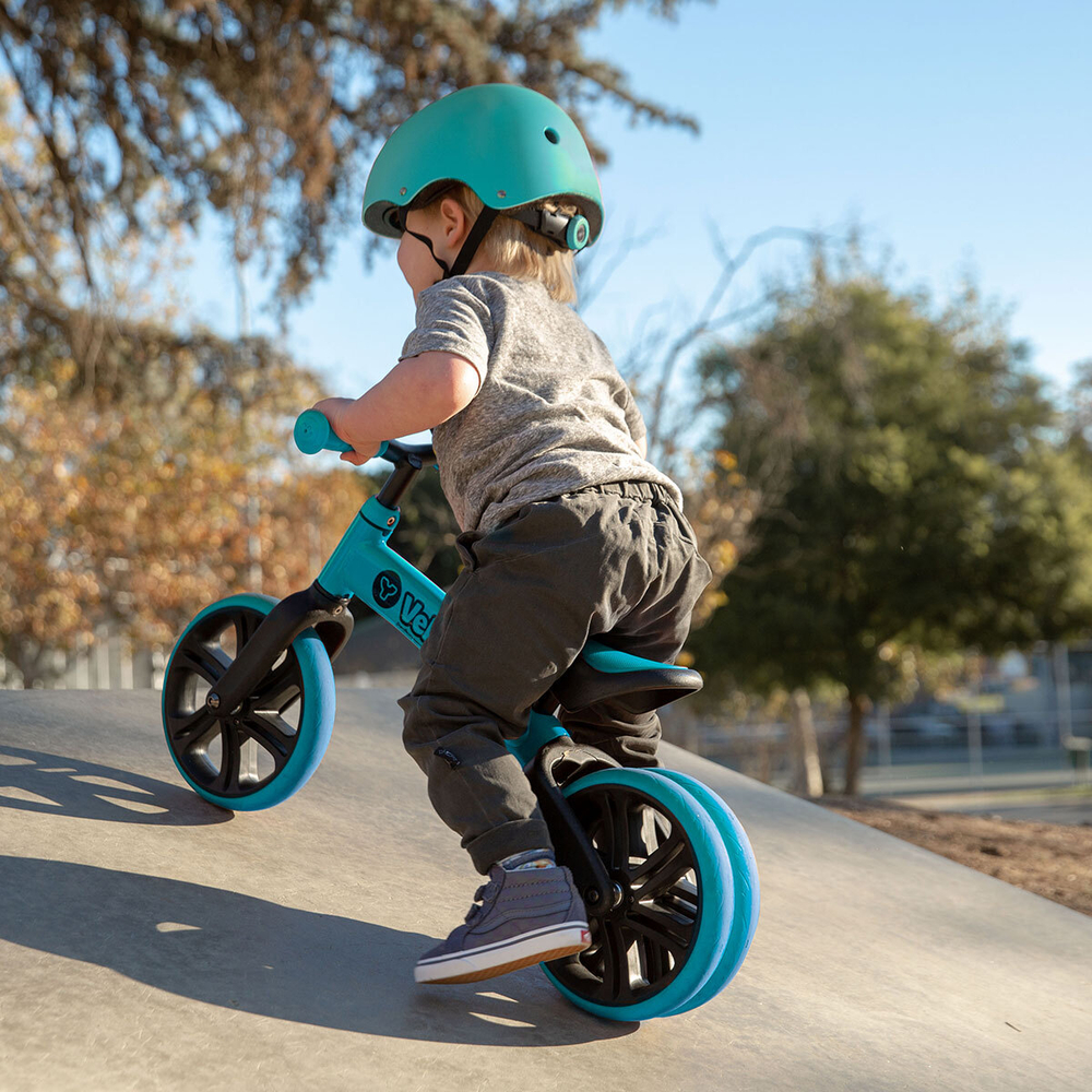 Беговел YVolution Velo Junior, голубой