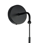 690617 Бра RAMO 1х40W E27 ЧЕРНЫЙ МАТОВЫЙ/БЕЛЫЙ