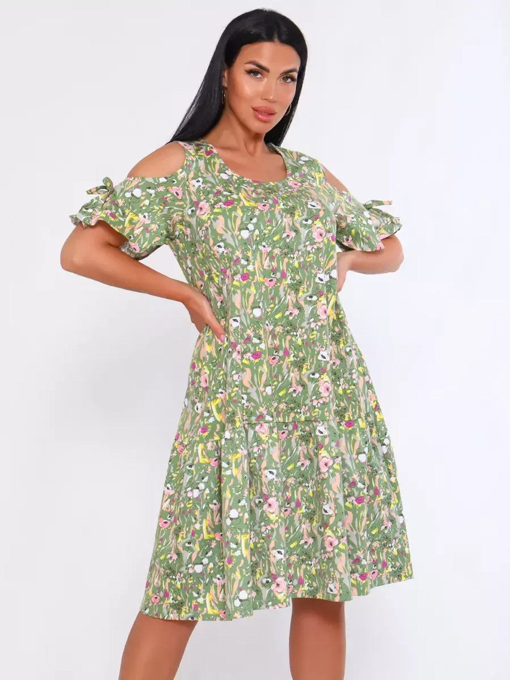 Платье свободное большие размеры