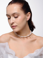 Колье "Glory pink" Gold