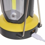 Фонарь туристический, 6 режимов, 1XPE+3COB, аккумуляторная батарея 1200mAh, 7*14.5см, USB 8801