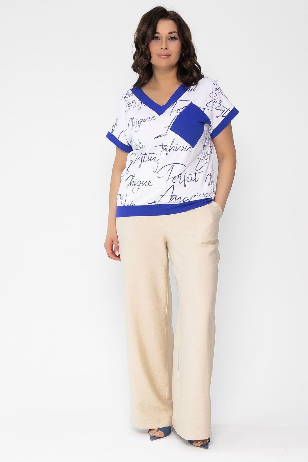 Блуза Лоран (белая) Б13509-20М LT Collection