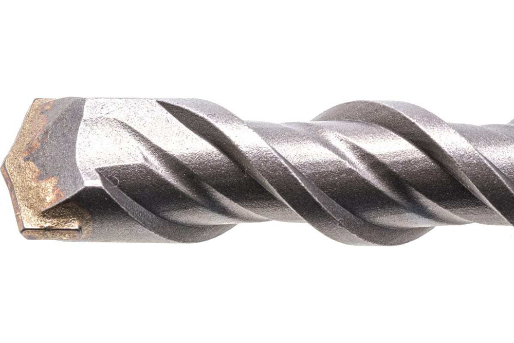Бур по бетону, двойная спираль, Cobalt W-tip, 22x260 мм, SDS PLUS, серый