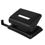 Дырокол BASY "7317", до 10 листов, пластиковый корпус, ассорти