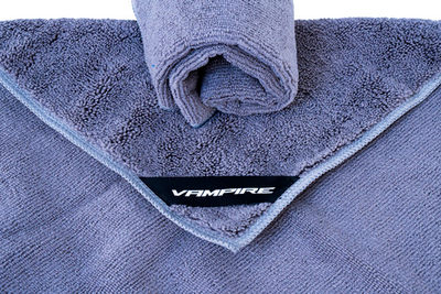 Полотенце VAMPIRE DoubleUniversal универсальное двухстороннее из микрофибры 400х400 мм, СЕРОЕ, 400 гр/м2